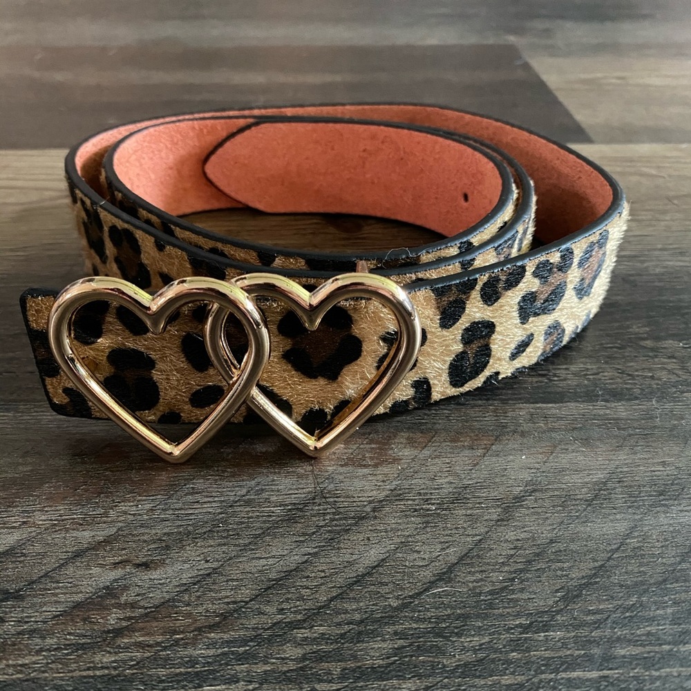 Cheetah Print Belt